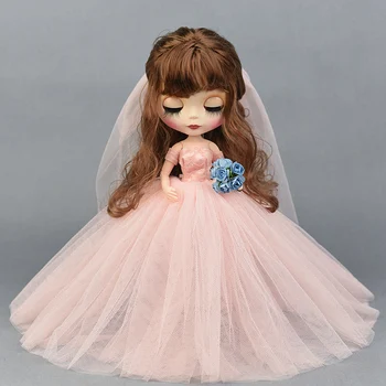 1pc labai gražus naujus drabužius gana suknelė lėlės aksesuaras Licca lėlės lėlės blyth 0